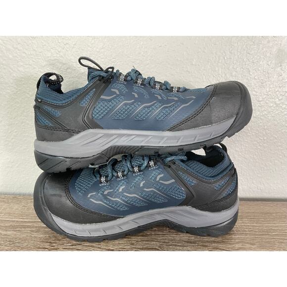 Keen Utility Flint II Steel Toe Work Shoes Women's 7 Blue EH Slip Resistant - Picture 13 of 14